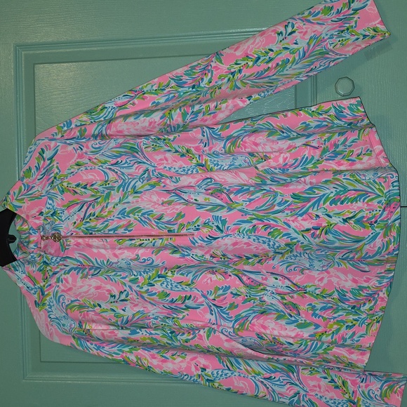 Lilly Pulitzer Skipper Popover (SIZE XL) NWOT SPF 50 Unicorn Of The Sea - Picture 10 of 11